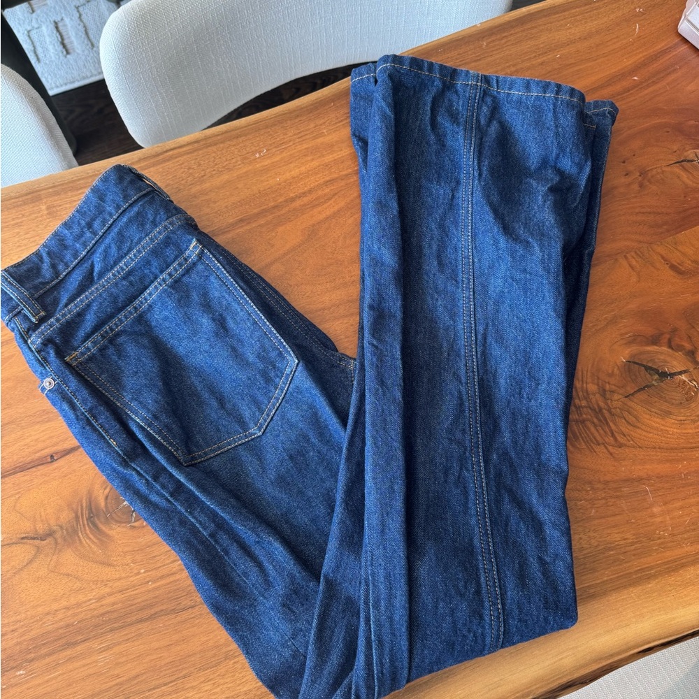 Victoria Beckham DARK Blue Flare Jeans size 26